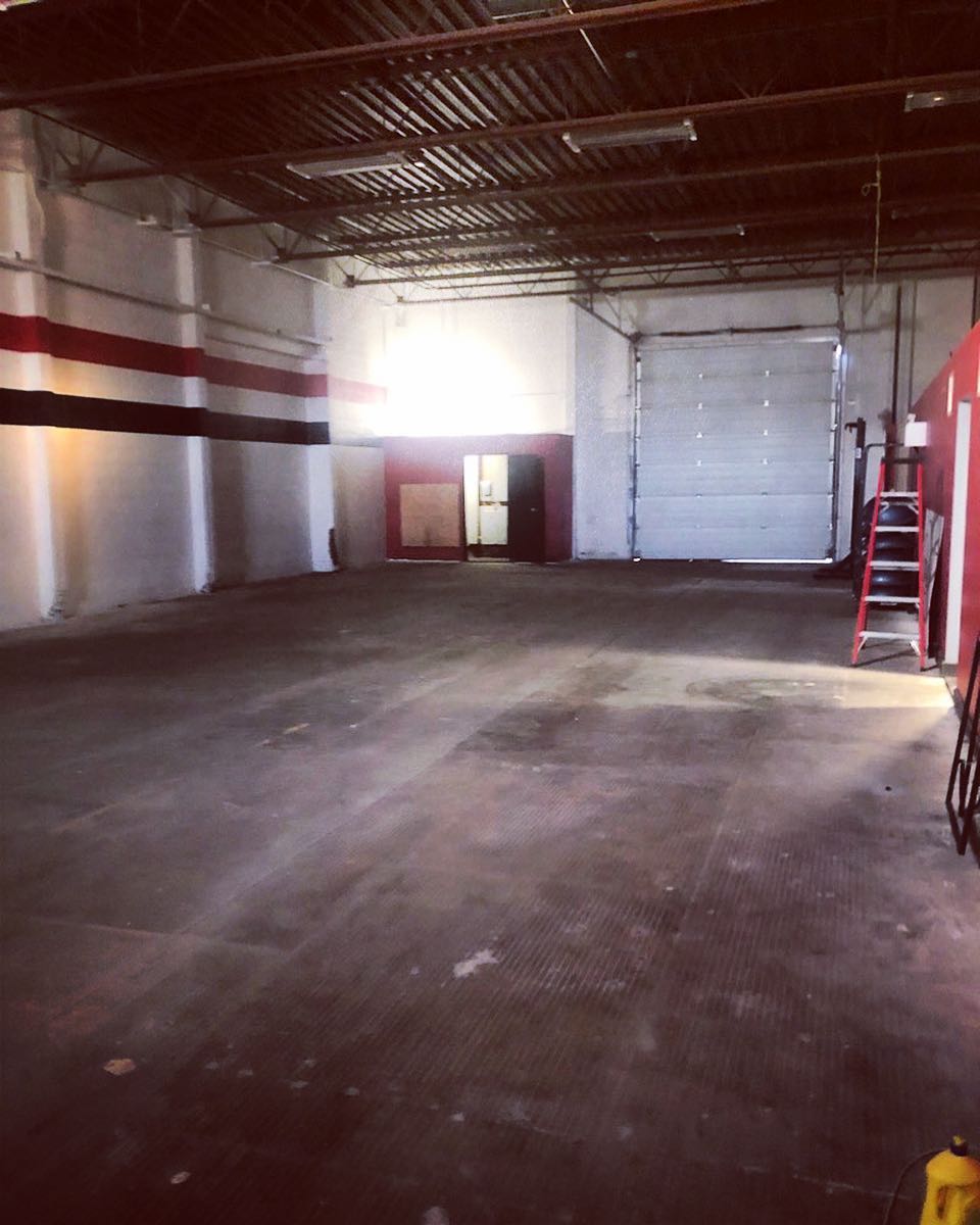 The empty industrial space announced as The Fort’s first location in 2019