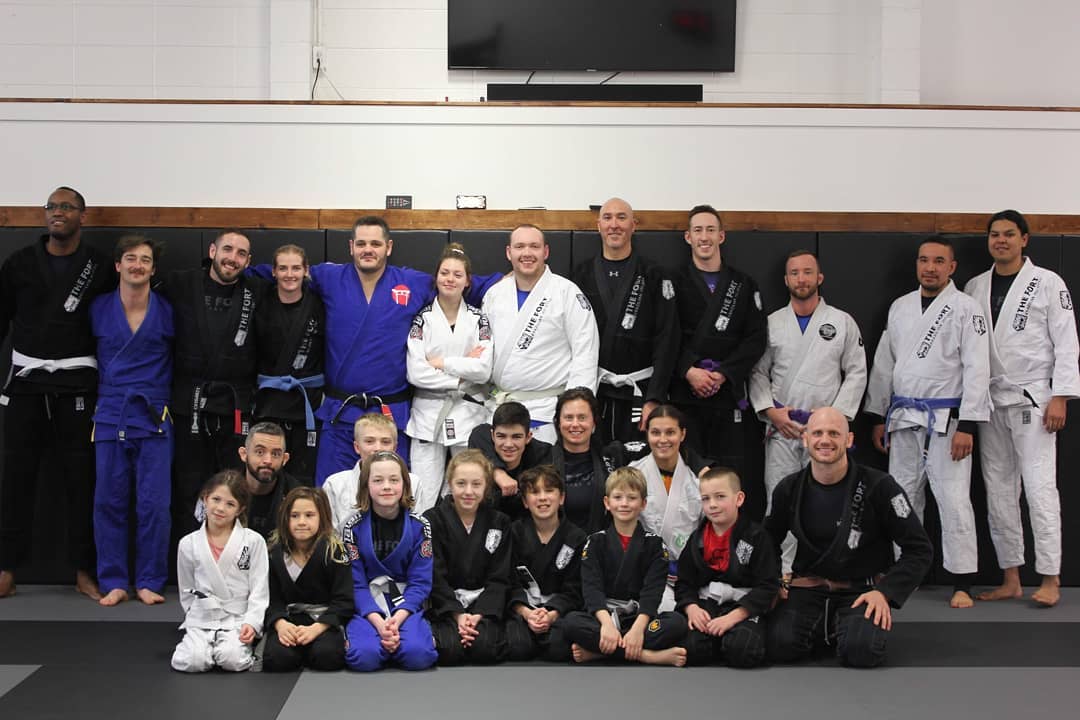 Fort students and coaches gathered in their gis for Rodrigo Resende’s seminar