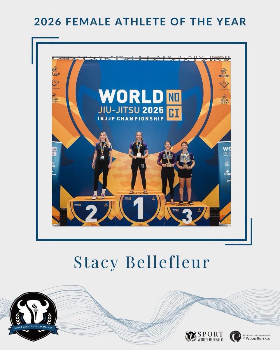 Stacy Bellefleur in The Fort’s Athlete of the Year announcement