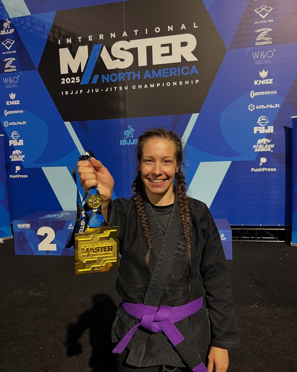 Stacy Bellefleur at IBJJF Masters International in Long Beach