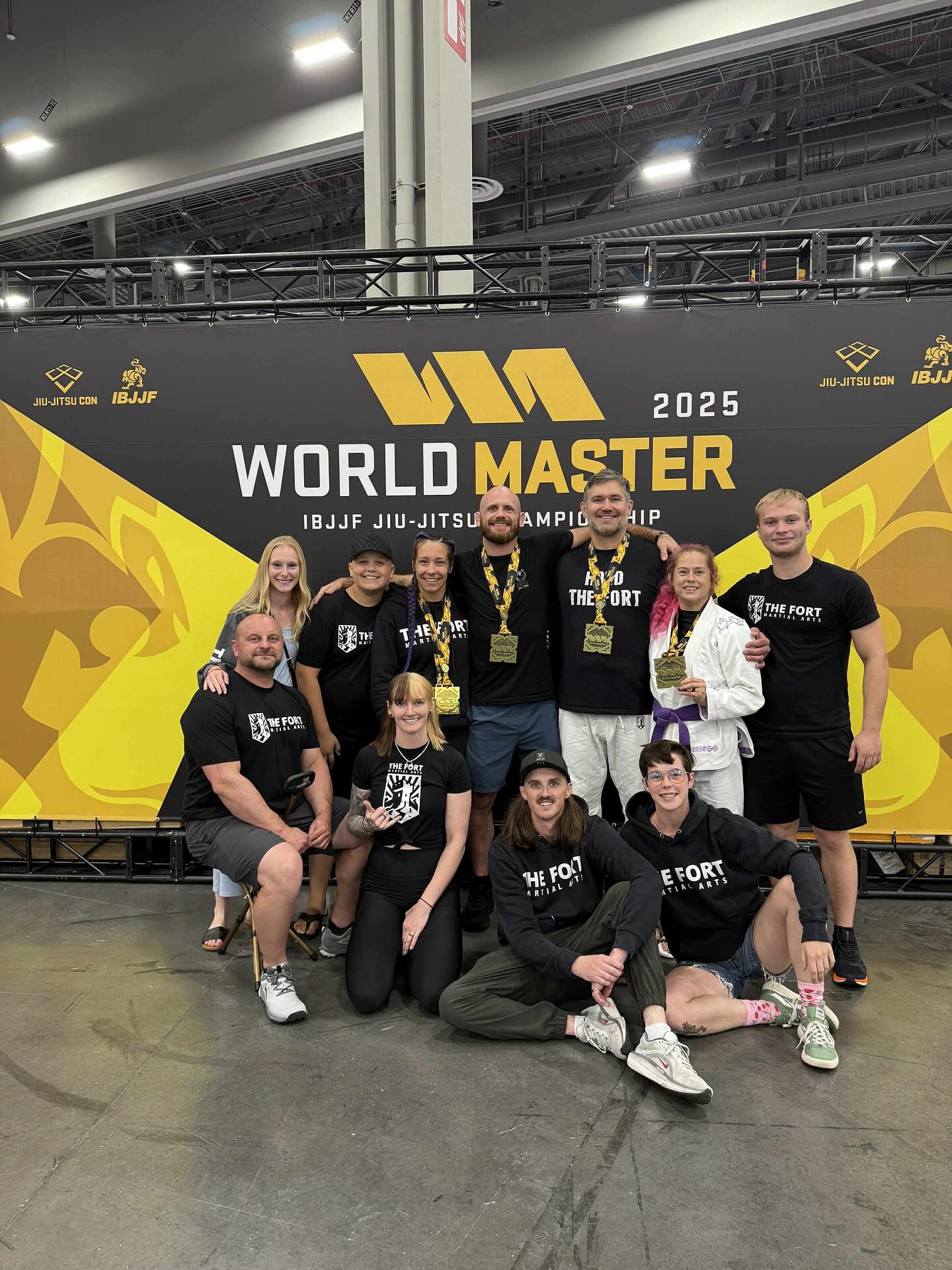 The Fort team together with their medals at the 2025 World Master Championship